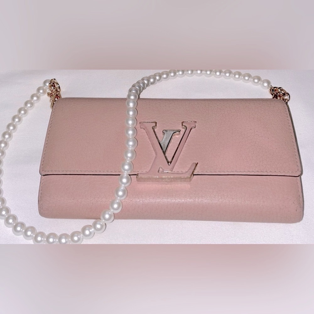 Louis Vuitton Pink  Wallet / No Crossbody Strap